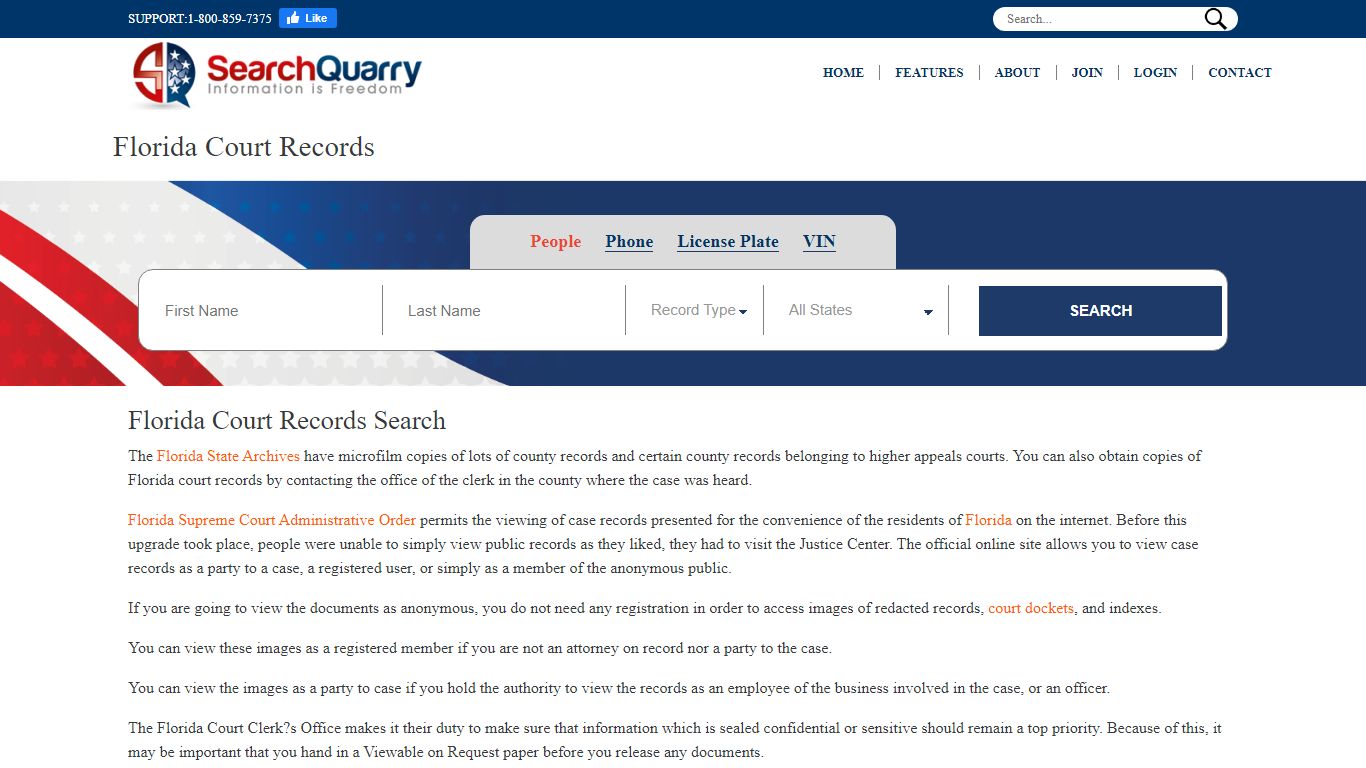 Free Florida Court Records | Enter a Name to View Court Records Online